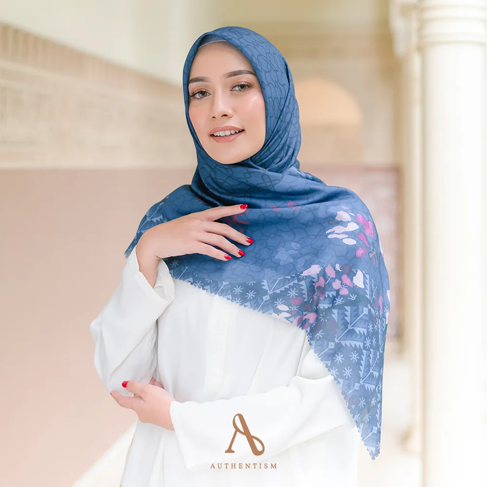 Annida Ocean Blue Scarf