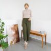 Adeam Knit Pants Moss