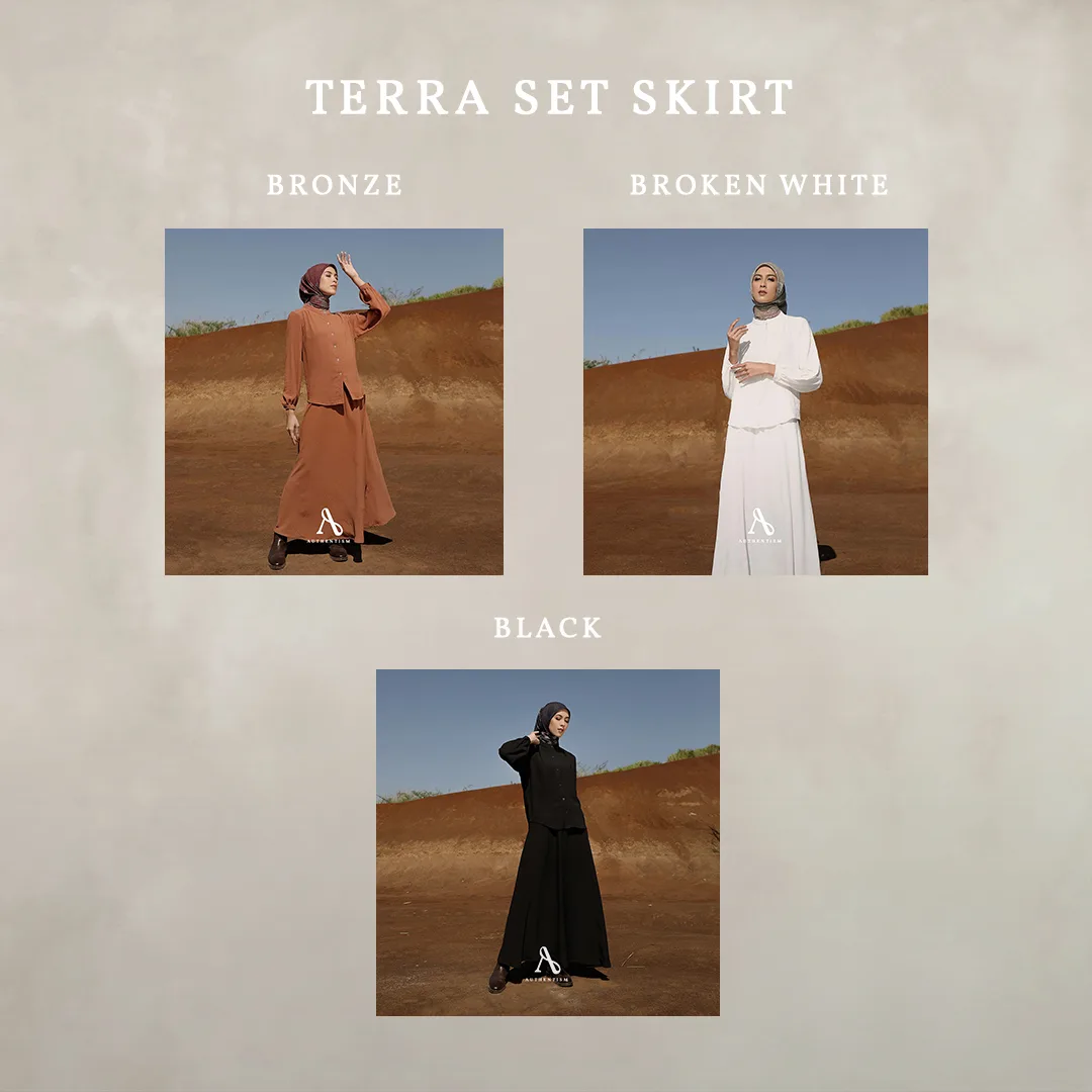 Terra Set Skirt BROKEN WHITE - Image 7