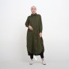Lucia Long Shirt - Army