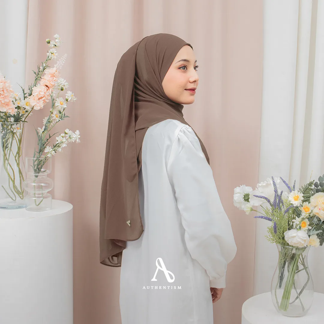 Polly Pashmina Brown - Image 5