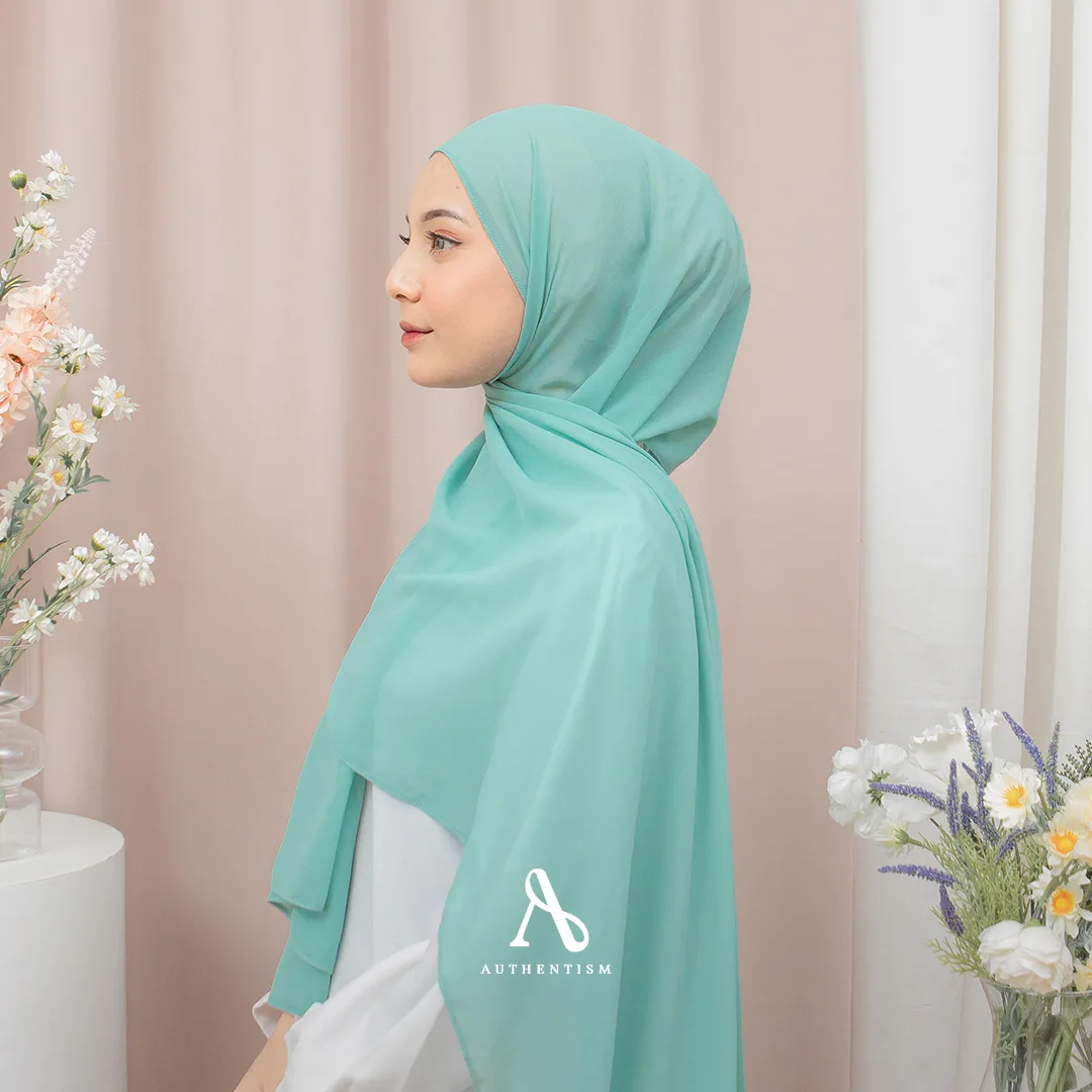 Polly Pashmina Light Teal - Image 3
