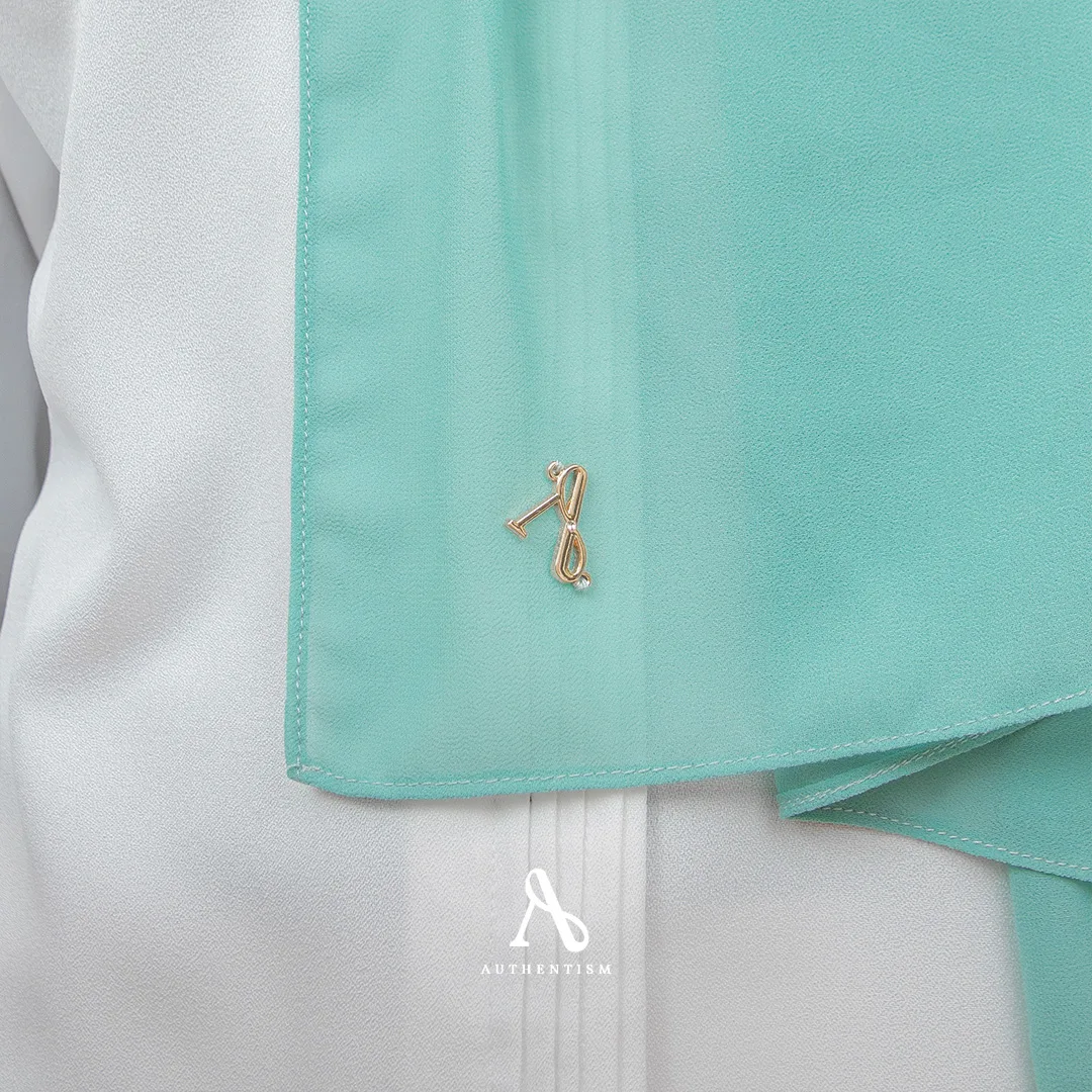 Polly Pashmina Light Teal - Image 4