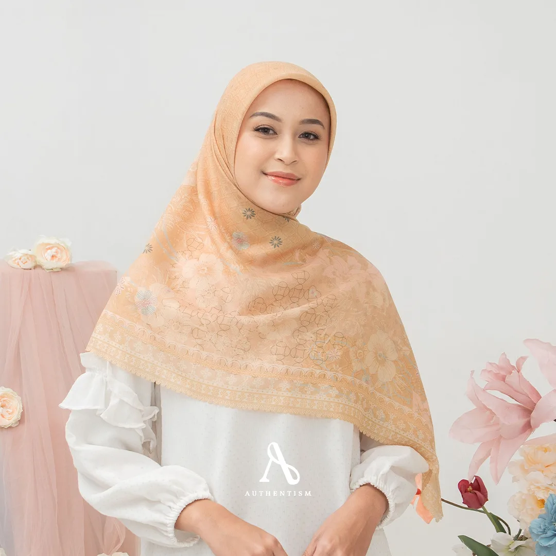 Senary Golden Glow Scarf - Syar'i