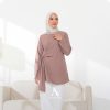 Claire Blouse Light Chestnut