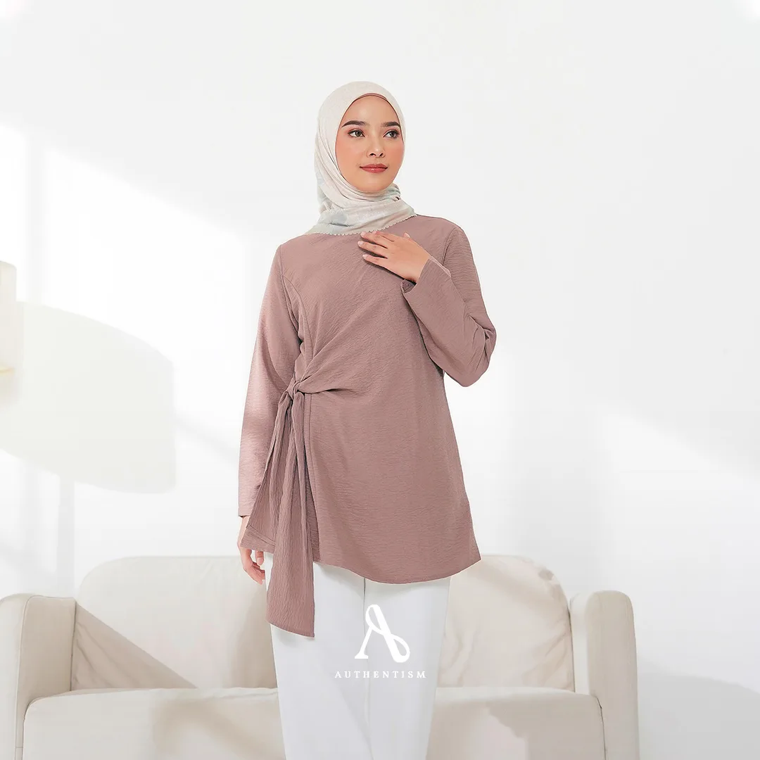 Claire Blouse Light Chestnut