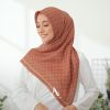 Mandala Jingga Scarf - Syar'i