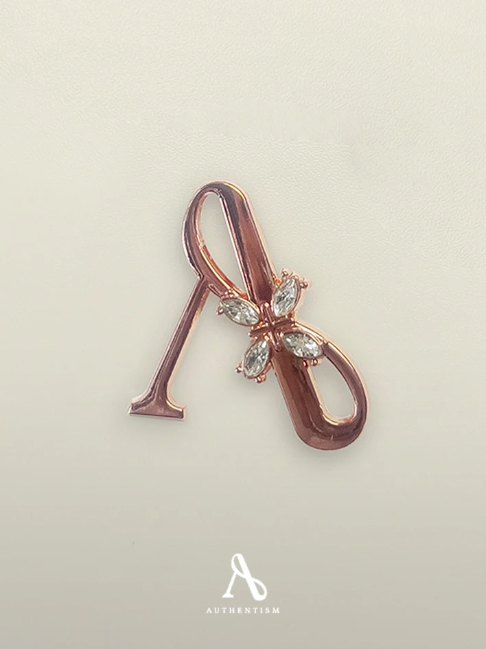 Signa Flourish Brooch Rose Gold