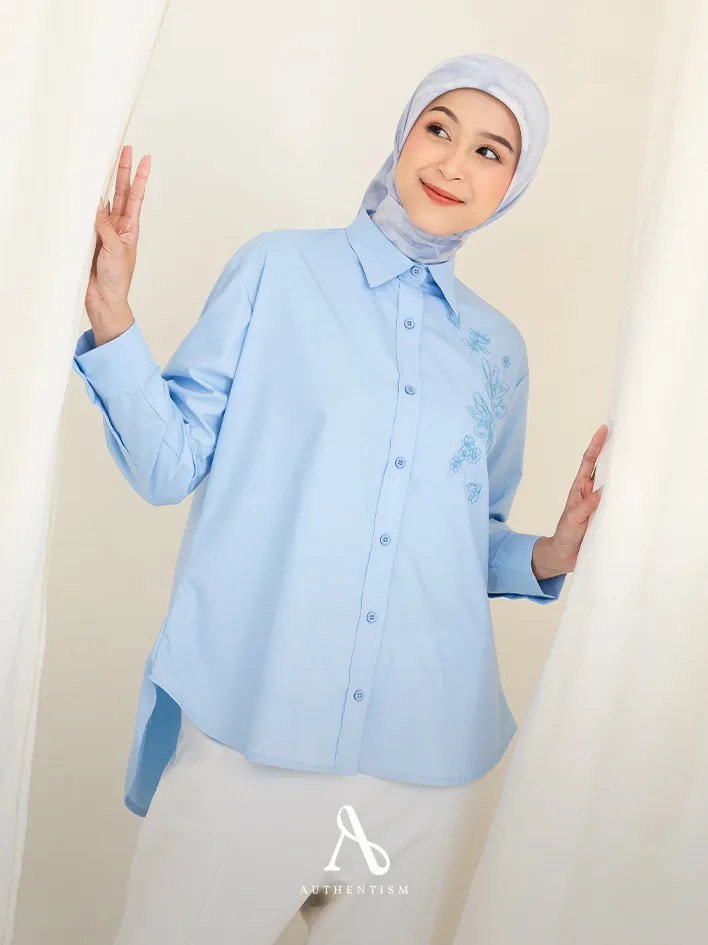 Calla Baby Blue Shirt