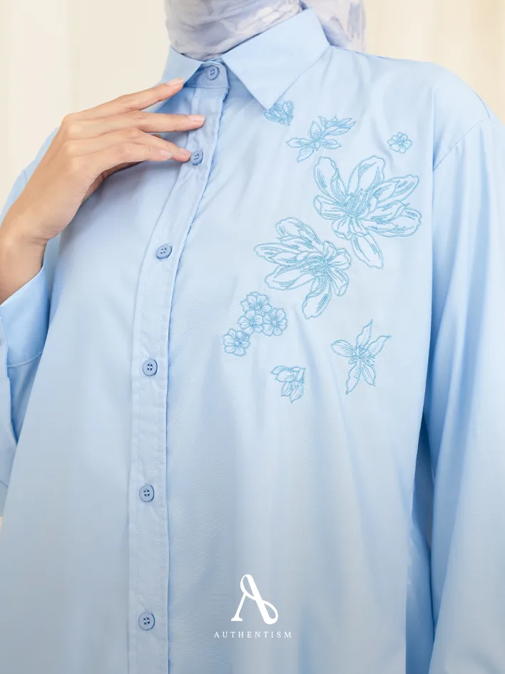 Calla Baby Blue Shirt - Image 5