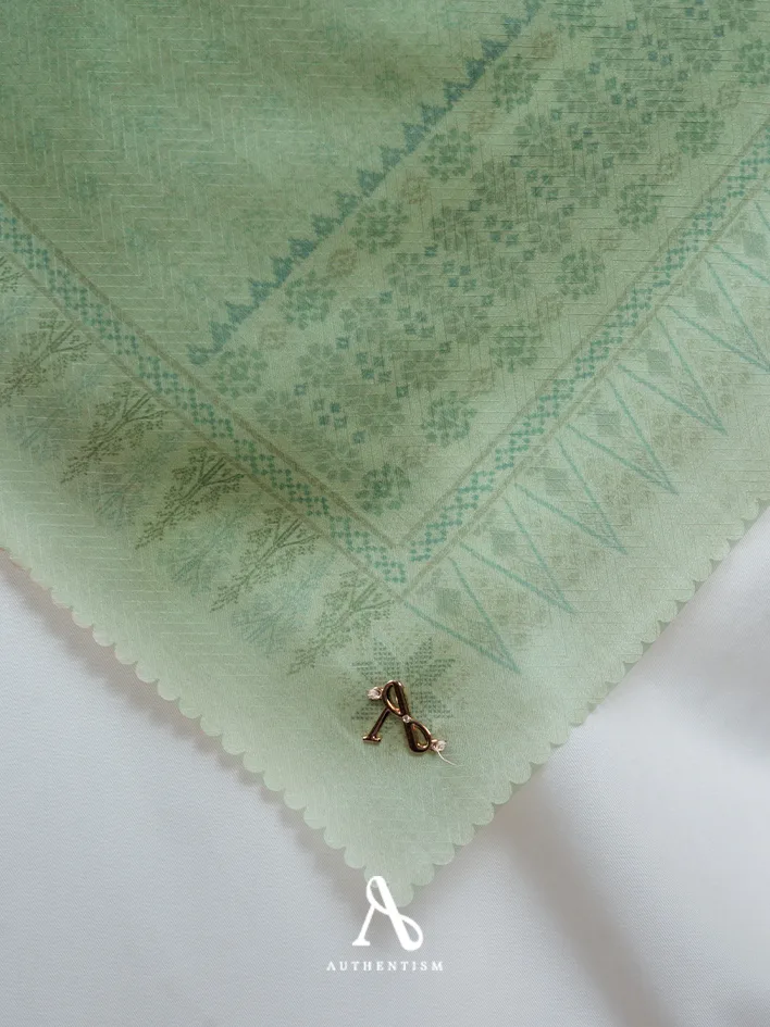 Laras Pistachio Scarf - Image 5